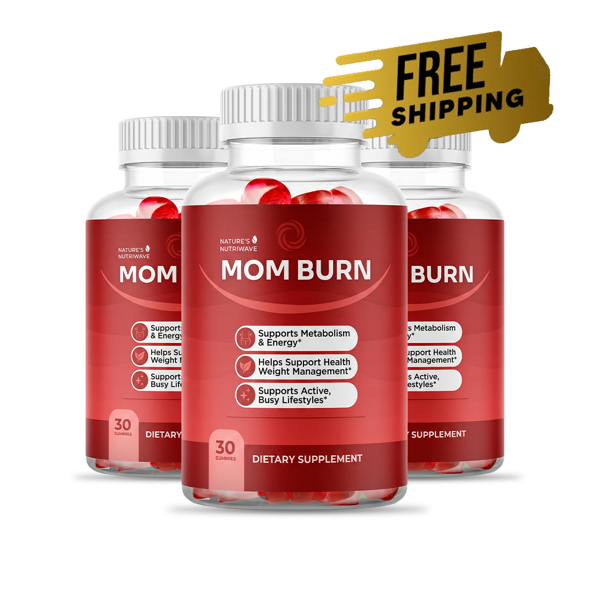 Momburn® metabolism gummy — 3 bottle pack